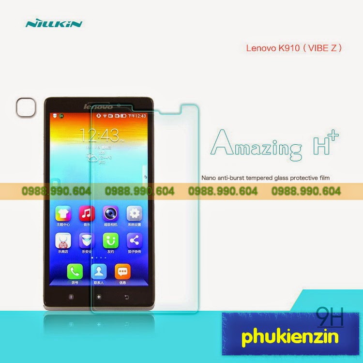 kính cường lực lenovo vibe z k910