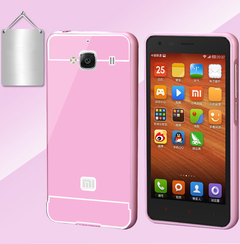 ốp lưng kèm viền kim loại Xiaomi Mi2 Mi2s Mi2a