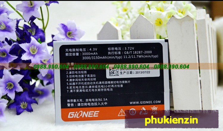 pin điện thoại gionee Gpad G2