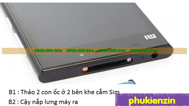 pin điện thoại Xioami mi3 chính hãng