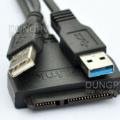 Cáp sata 22P (ổ cứng 2,5") to usb 3.0