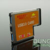 Express card 54 mm to 2 usb 3.0 v2