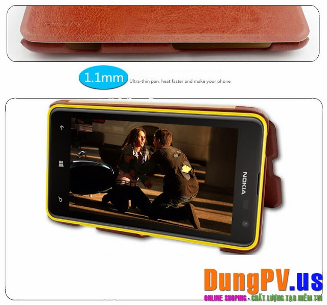 bao da nokia lumia 625 pudini da trơn bao da nokia lumia 625 pudini da trơn