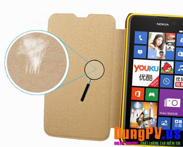 bao da nokia lumia 625 pudini da trơn bao da nokia lumia 625 pudini da trơn