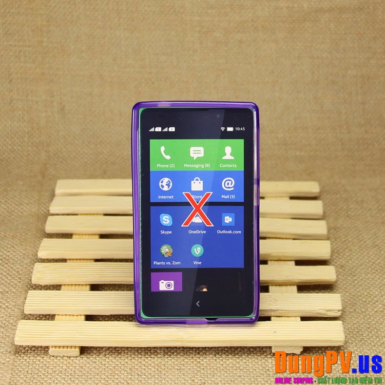 ốp lưng nokia x silicone