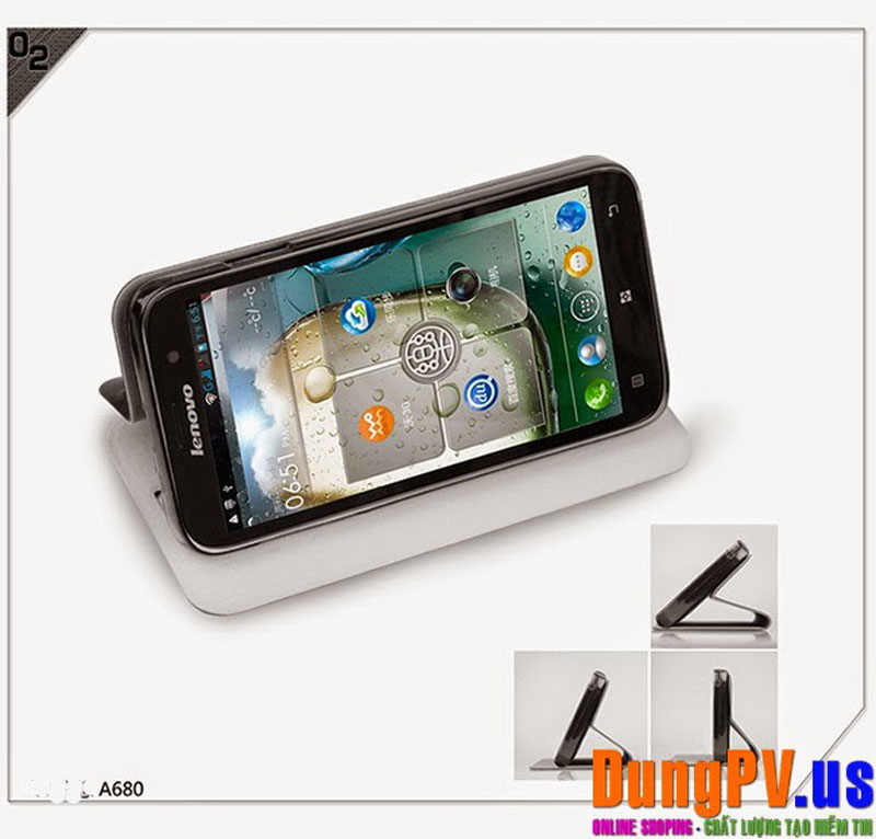 bao da lenovo A680 hiệu Mofi bao da lenovo A680 hiệu Mofi