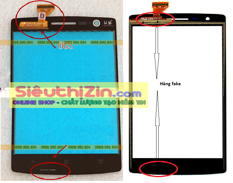 màn hình cảm ứng oneplus one
