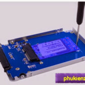 Chuyển SSD msata - Sata 22p 2.5" Kingshare nhôm bạc dày 7mm