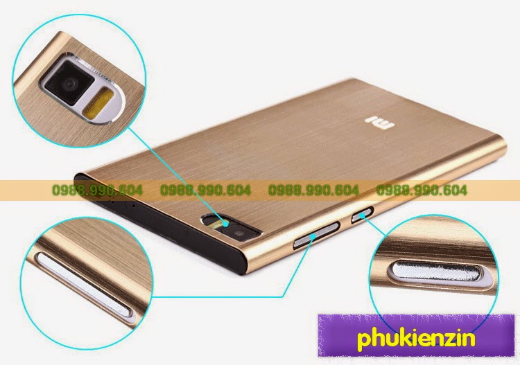 ốp lưng xiaomi mi3 vỏ kim loại