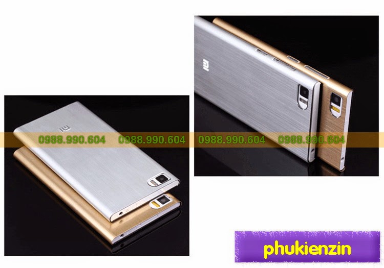 ốp lưng xiaomi mi3 vỏ kim loại