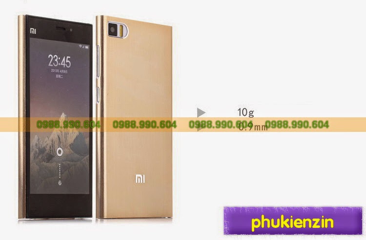 ốp lưng xiaomi mi3 vỏ kim loại