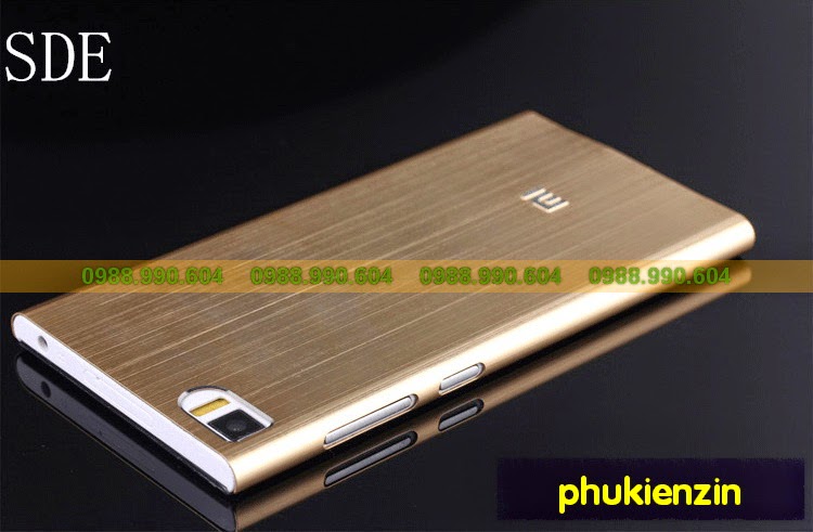 ốp lưng xiaomi mi3 vỏ kim loại