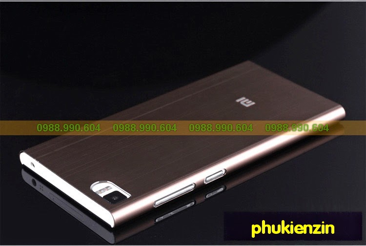 ốp lưng xiaomi mi3 vỏ kim loại