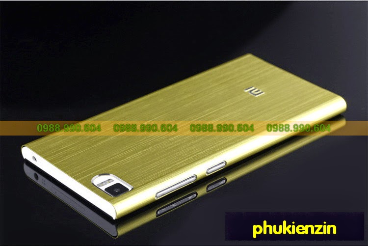 ốp lưng xiaomi mi3 vỏ kim loại