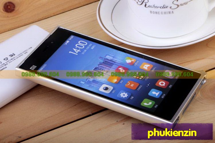 ốp viền kim loại xiaomi mi3