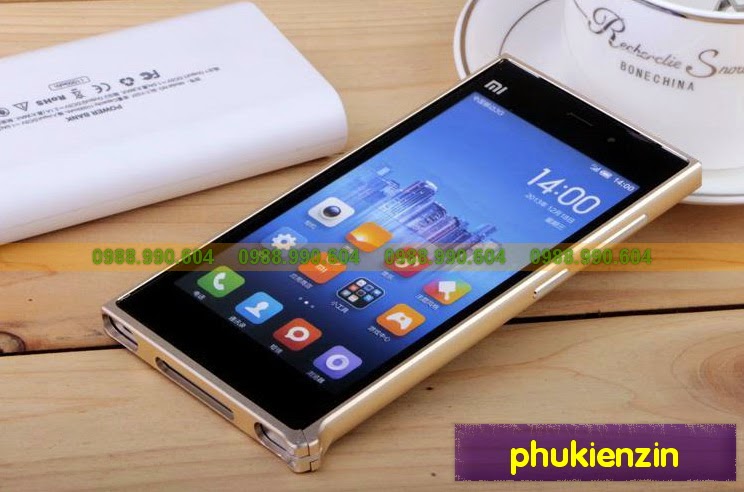 ốp viền kim loại xiaomi mi3