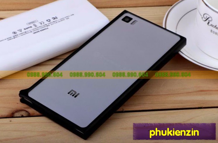 ốp viền kim loại xiaomi mi3