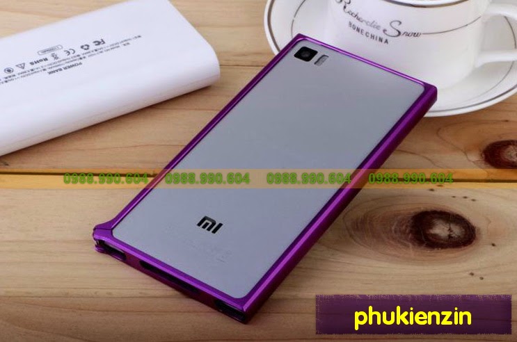 ốp viền kim loại xiaomi mi3