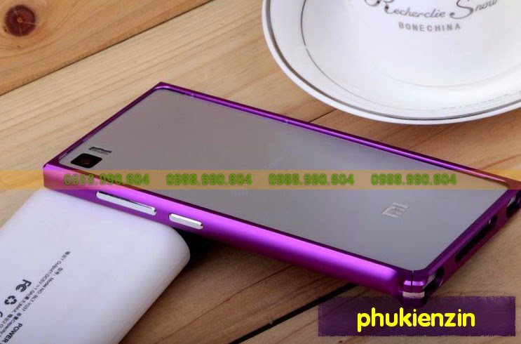 ốp viền kim loại xiaomi mi3