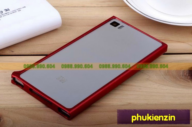 ốp viền kim loại xiaomi mi3