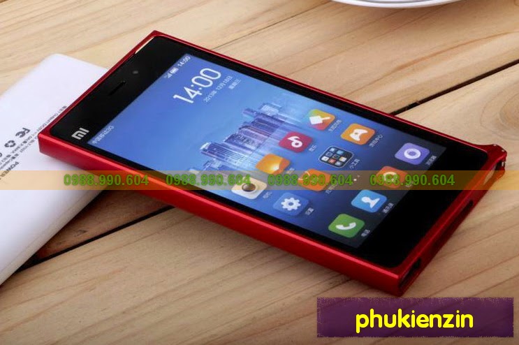 ốp viền kim loại xiaomi mi3