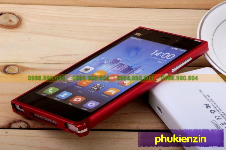 ốp viền kim loại xiaomi mi3