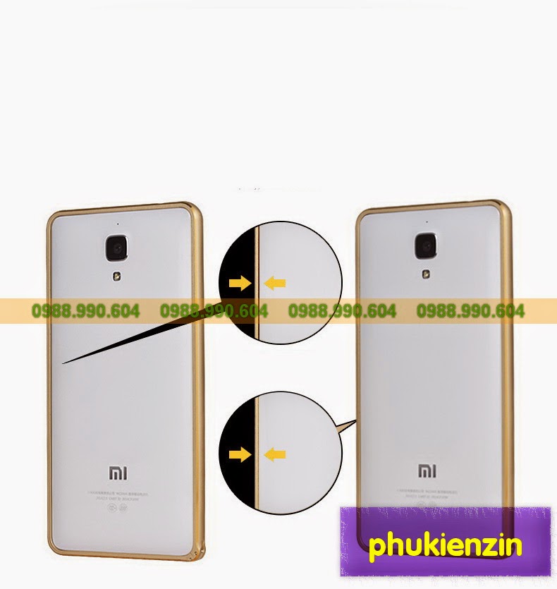 ốp viền kim loại xiaomi mi4 ốp viền kim loại xiaomi mi4
