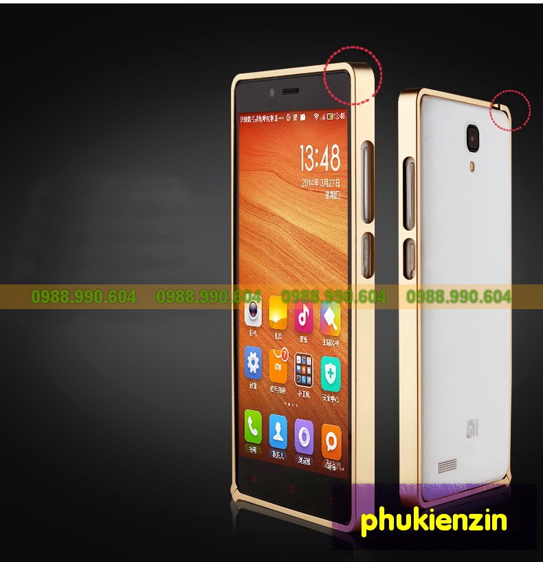 ốp viền kim loại xiaomi redmi note
