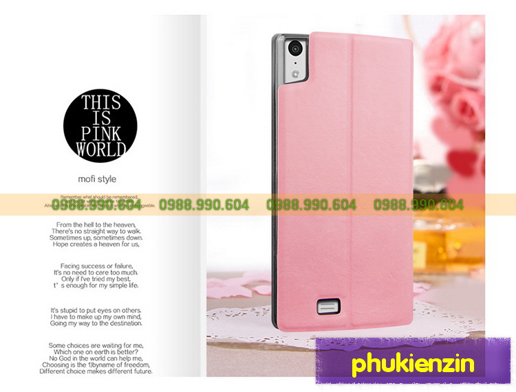 Bao da điện thoại gionee S5.5 Mofi Bao da điện thoại gionee S5.5 Mofi