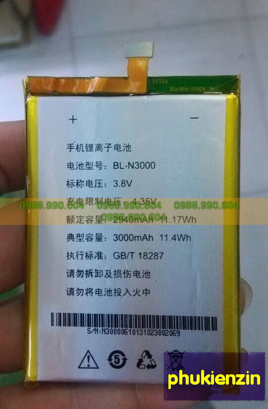 Pin điện thoaij gionee E6 mini Pin điện thoaij gionee E6 mini