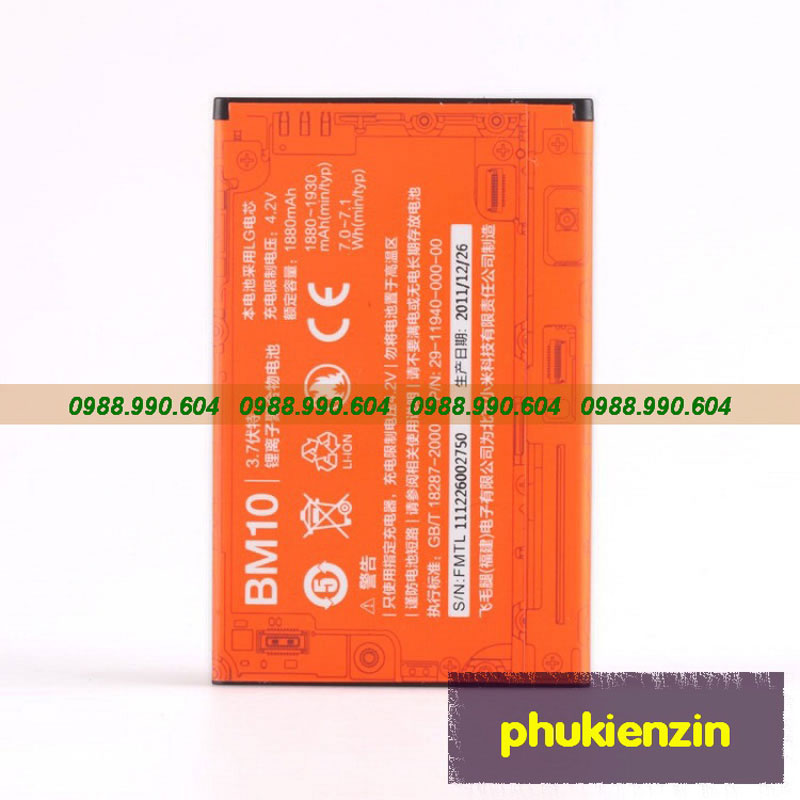 pin điện thoại Xiaomi Mi1 1 1s pin điện thoại Xiaomi Mi1 1 1s