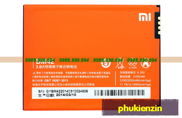 pin điện thoại Xiaomi Redmi Note pin điện thoại Xiaomi Redmi Note
