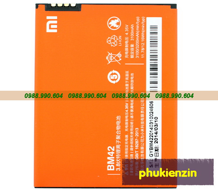 pin điện thoại Xiaomi Redmi Note pin điện thoại Xiaomi Redmi Note