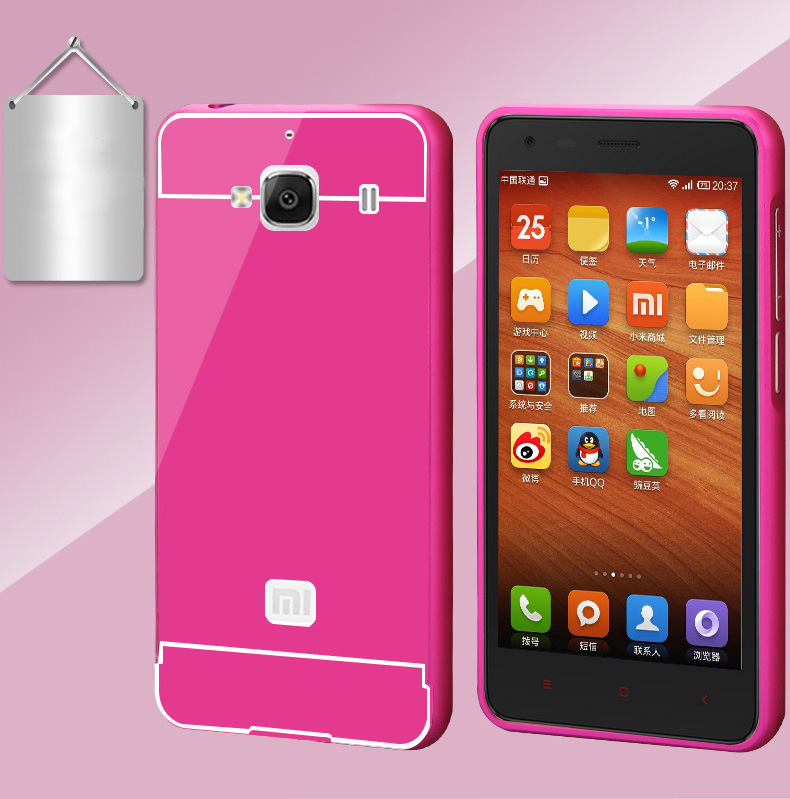 ốp lưng kèm viền kim loại Xiaomi Mi2 Mi2s Mi2a ốp lưng kèm viền kim loại Xiaomi Mi2 Mi2s Mi2a