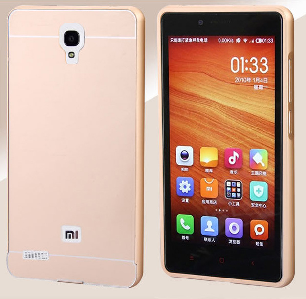 ốp lưng kèm viền kim loại xiaomi redmi note 2