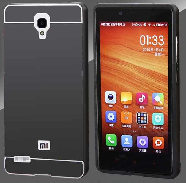 ốp lưng kèm viền kim loại xiaomi redmi note 2