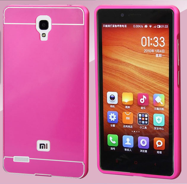 ốp lưng kèm viền kim loại xiaomi redmi note 2