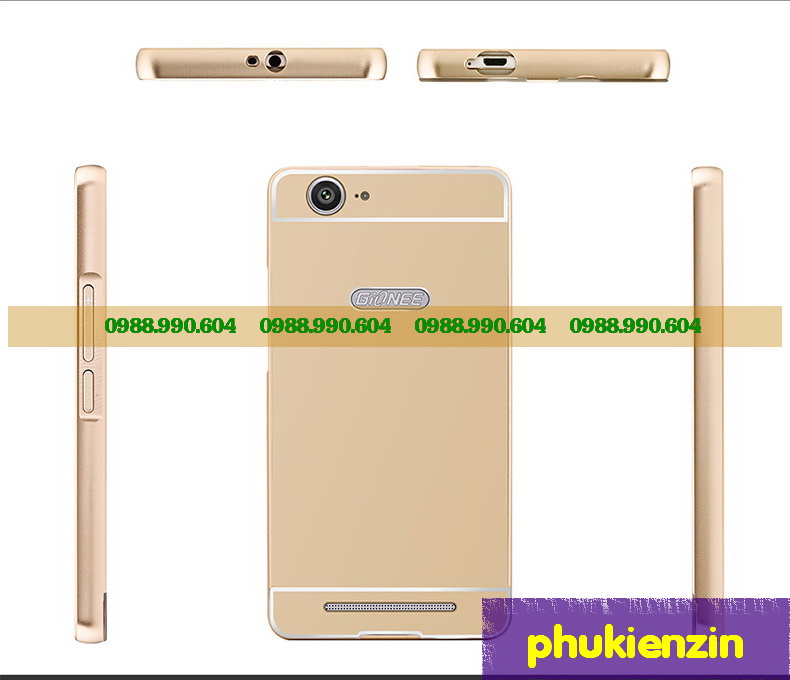 Ốp lưng kèm viền kim loại điện thoại Gionee Marathon M5