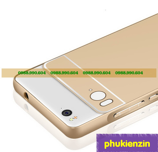 ốp lưng kèm ốp viền kiem loại điện thoại Xiaomi mi4i mi4c