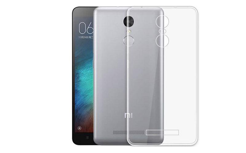 ốp lưng silicone trong suốt xiaomi redmi note 3