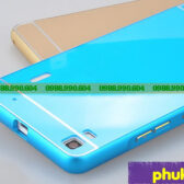 Ốp viền lenovo A7000 plus kèm nắp lưng kim loại