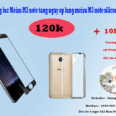Miếng dán cường lực Meizu M3 Note full màn hình
