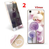 Combo ốp lưng + cường lực Vivo V3 Max full màn in hình 3D ngộ nghĩnh