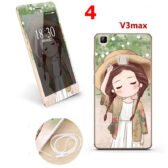 Combo ốp lưng + cường lực Vivo V3 Max full màn in hình 3D ngộ nghĩnh