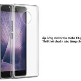 ốp lưng motorola moto e4 plus silicon trắng trong 3