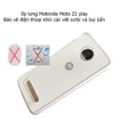 Ốp lưng Motorola moto z2 play silicone trong suốt 5
