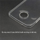 Ốp lưng Motorola moto z2 play silicone trong suốt 2