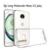 Ốp lưng Motorola moto z2 play silicone trong suốt 1