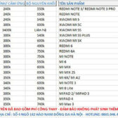 thay màn hình xiaomi mi note