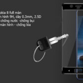 Miếng dán cường lực nokia 8 full màn hình 2